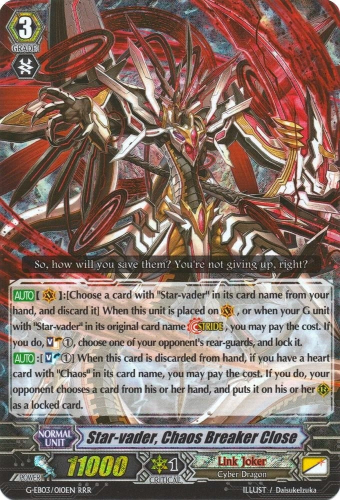 Star-vader Chaos Breaker Close (3010) [G-EB03] - Cardfight Vanguard Single