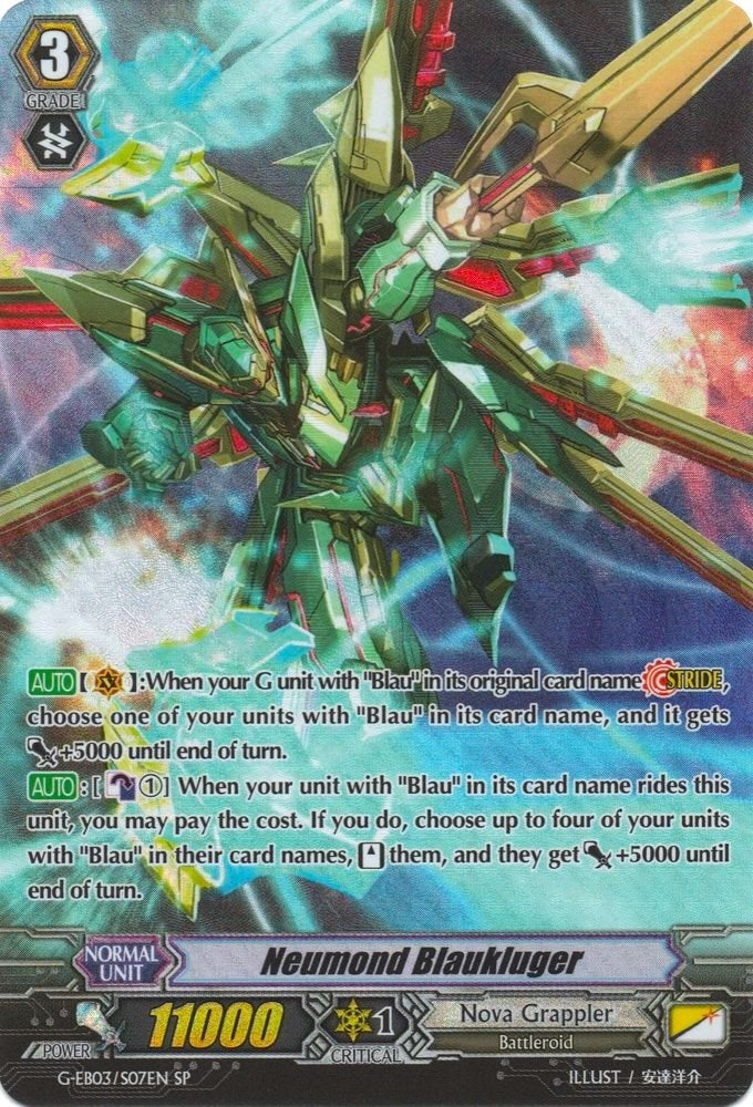 Neumond Blaukluger (SP) (307) [G-EB03] - Cardfight Vanguard Single