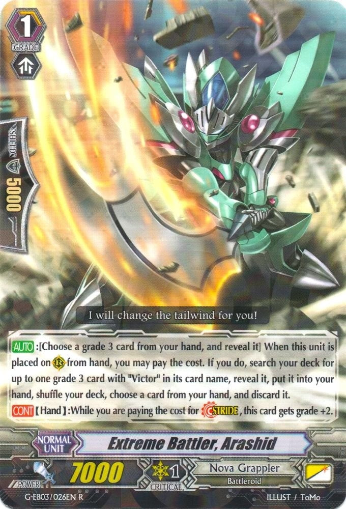 Extreme Battler Arashid (3026) [G-EB03] - Cardfight Vanguard Single