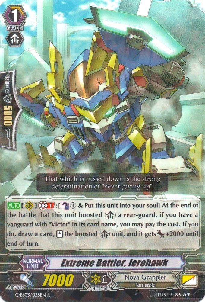 Extreme Battler Jerohawk (3028) [G-EB03] - Cardfight Vanguard Single