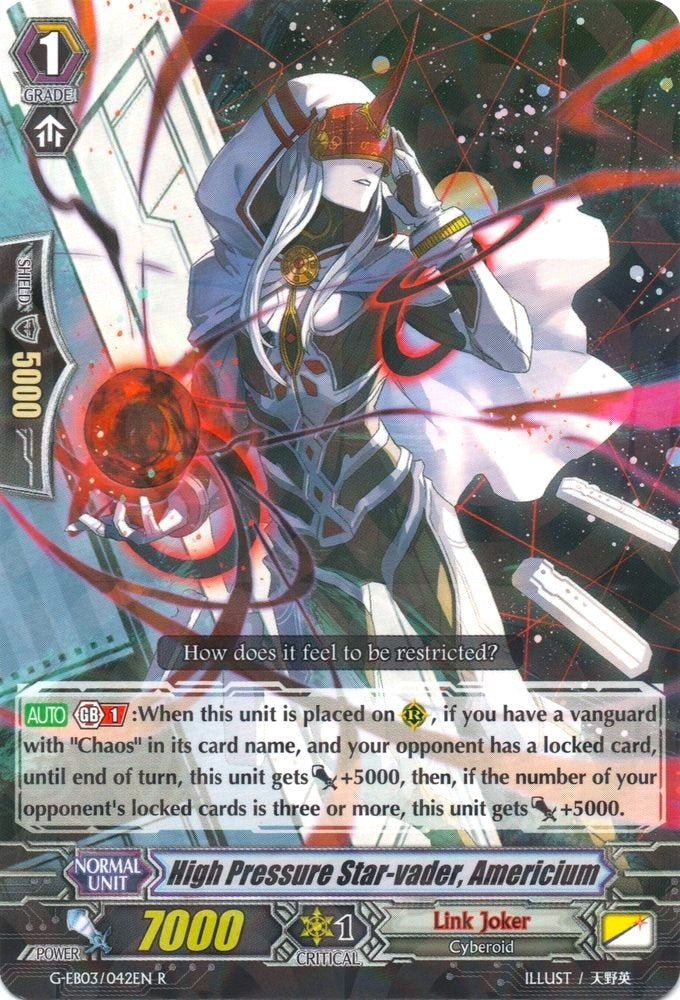 High Pressure Star-vader Americium (3042) [G-EB03] - Cardfight Vanguard Single