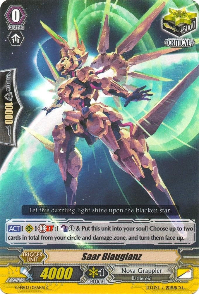 Saar Blauglanz (3055) [G-EB03] - Cardfight Vanguard Single