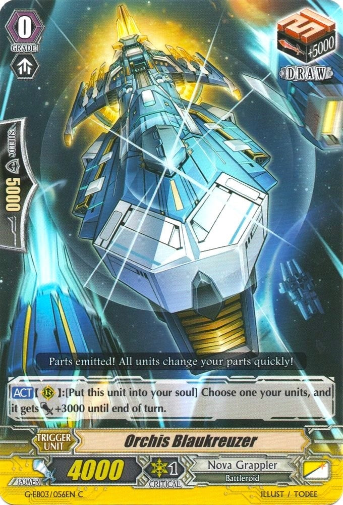 Orchis Blaukreuzer (3056) [G-EB03] - Cardfight Vanguard Single