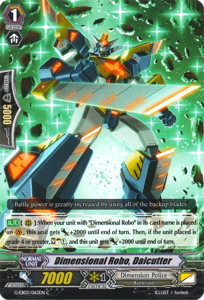 Dimensional Robo Daicutter (3063) [G-EB03] - Cardfight Vanguard Single