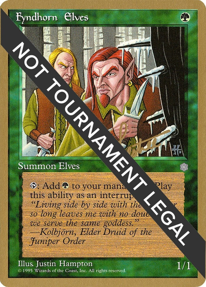 Fyndhorn Elves - 1996 Bertrand Lestree (ICE) [WCD] - MTG Single