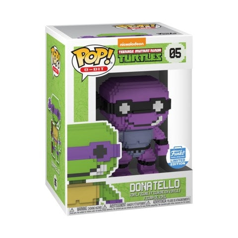 Teenage Mutant Ninja Turtles: Donatello (Neon) (8-Bit) (Limited Edition) (Funko Shop Exclusive) (5) [POP!] - Funko