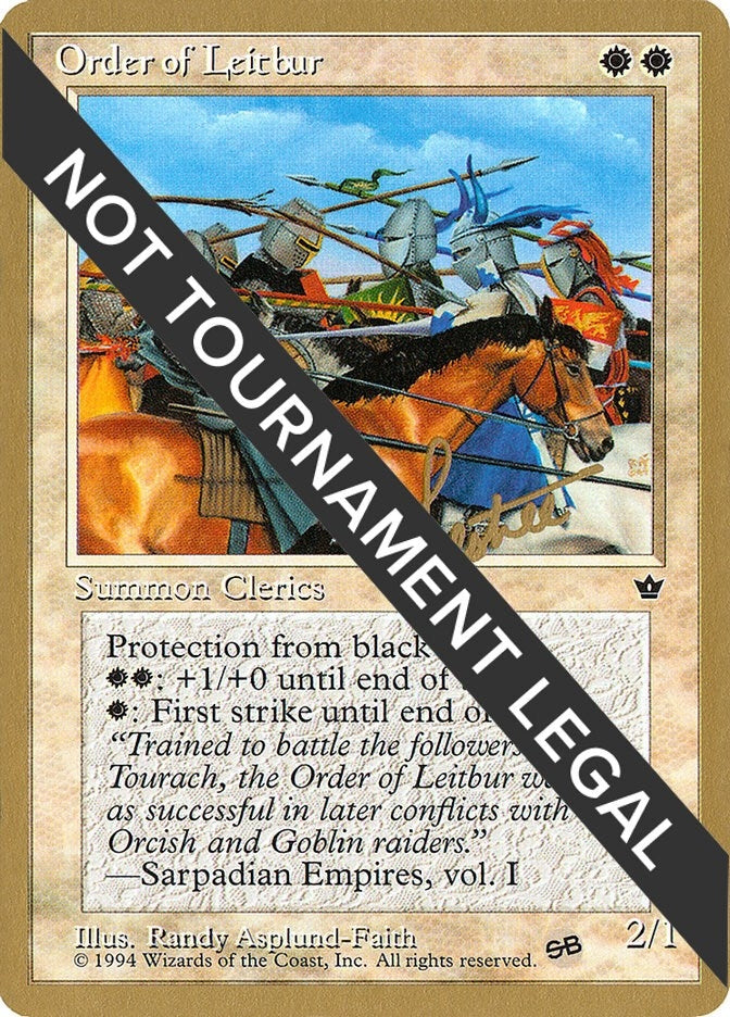 Order of Leitbur (Group) - 1996 Bertrand Lestree (FEM) (SB) [WCD] - MTG Single