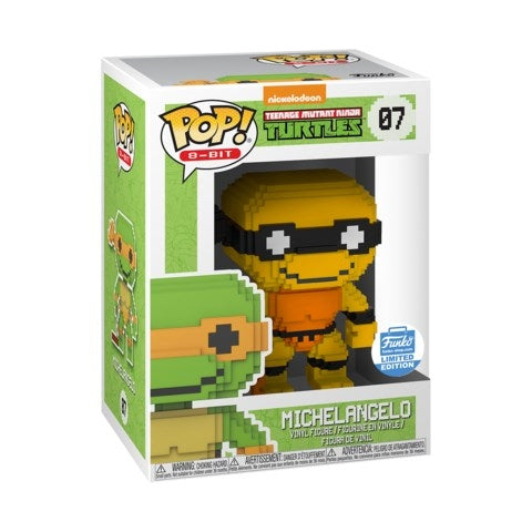 Teenage Mutant Ninja Turtles: Michelangelo (Neon) (8-Bit) (Limited Edition) (Funko Shop Exclusive) (7) [POP!] - Funko