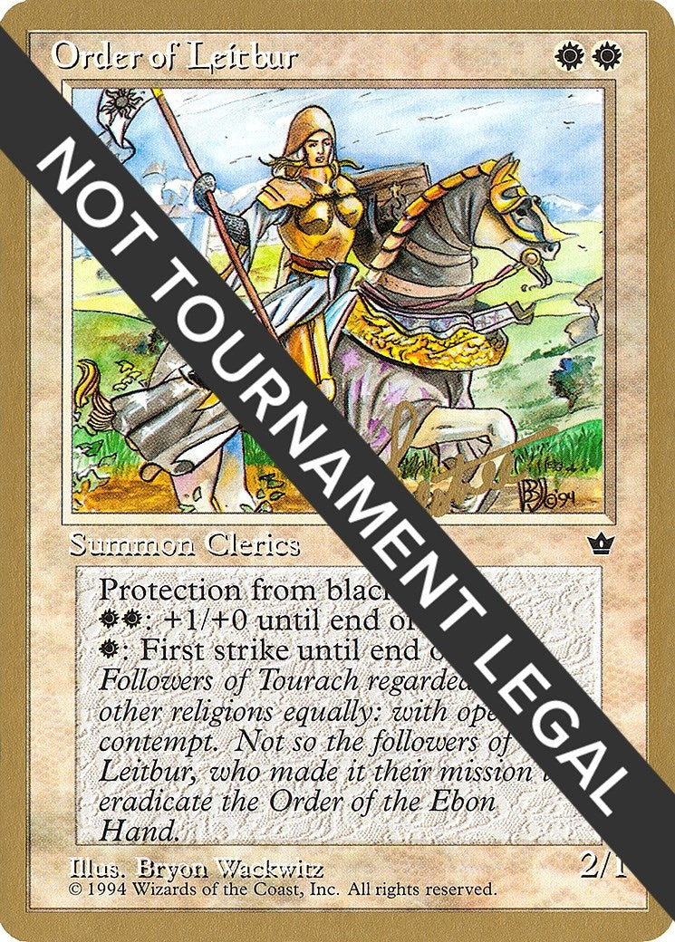 Order of Leitbur (Female) - 1996 Bertrand Lestree (FEM) [WCD] - MTG Single