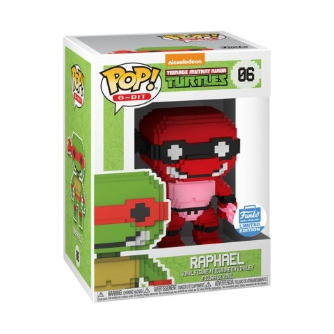 Teenage Mutant Ninja Turtles: Raphael (Neon) (8-Bit) (Limited Edition) (Funko Shop Exclusive) (6) [POP!] - Funko Sealed