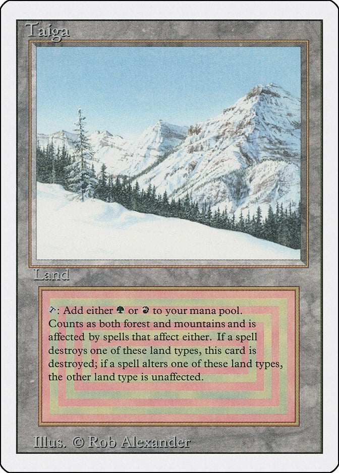 Taiga [3ED] - MTG Single