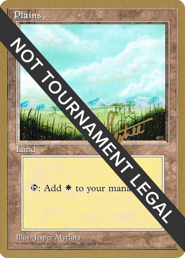 Plains (B) - 1996 Bertrand Lestree (4ED) [WCD] - MTG Single