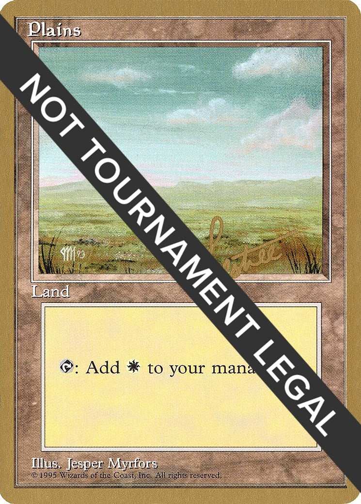 Plains (C) - 1996 Bertrand Lestree (4ED) [WCD] - MTG Single
