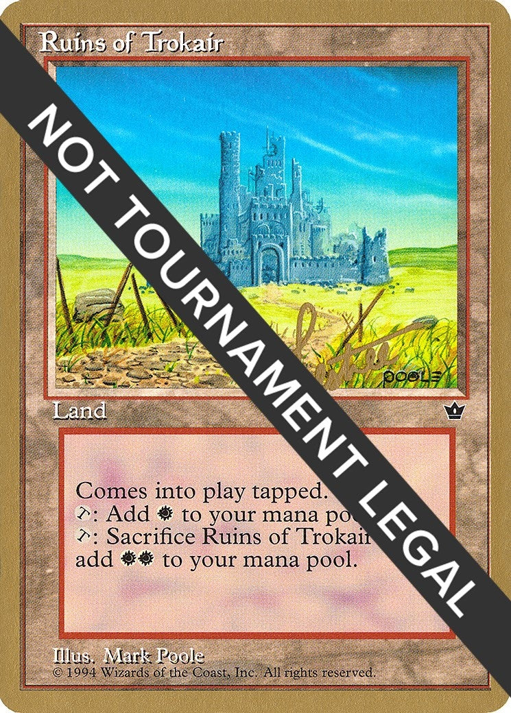 Ruins of Trokair - 1996 Bertrand Lestree (FEM) [WCD] - MTG Single