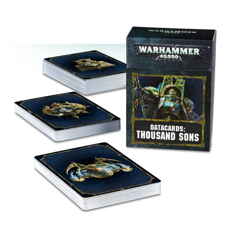 Warhammer: 40K - Datacards: Thousand Sons [ACCS] - Warhammer Game Accessories Sealed