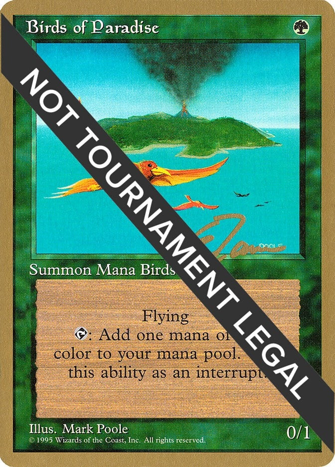 Birds of Paradise - 1996 Eric Tam (4ED) [WCD] - MTG Single