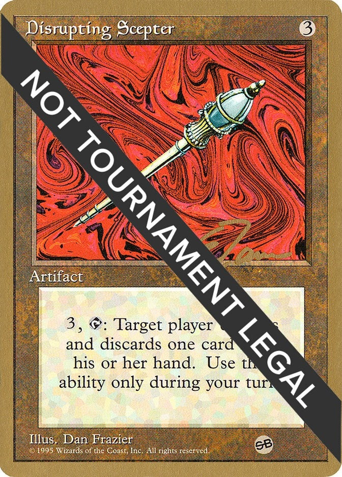 Disrupting Scepter - 1996 Eric Tam (4ED) (SB) [WCD] - MTG Single