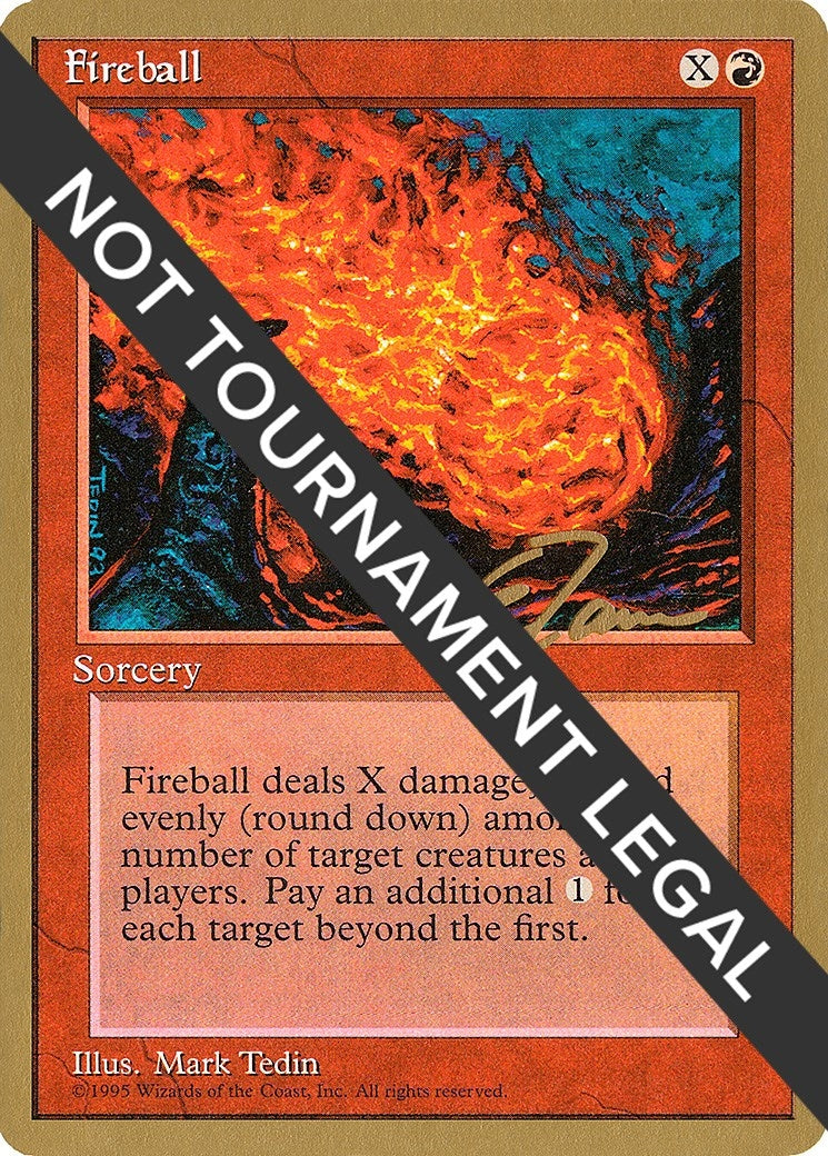 Fireball - 1996 Eric Tam (4ED) [WCD] - MTG Single