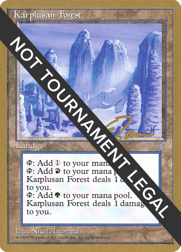 Karplusan Forest - 1996 Eric Tam (ICE) [WCD] - MTG Single