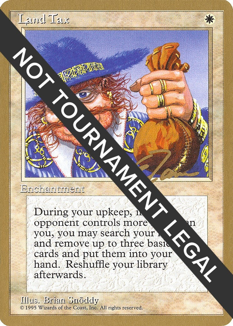 Land Tax - 1996 Eric Tam (4ED) [WCD] - MTG Single