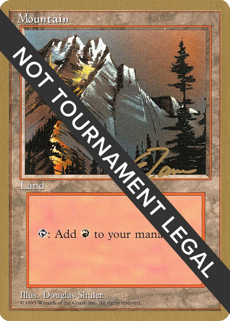 Mountain (A) - 1996 Eric Tam (4ED) [WCD] - MTG Single