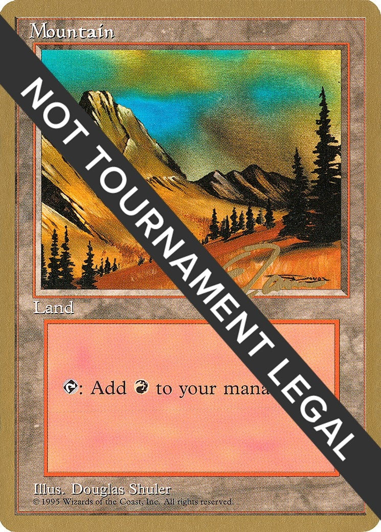 Mountain (C) - 1996 Eric Tam (4ED) [WCD] - MTG Single