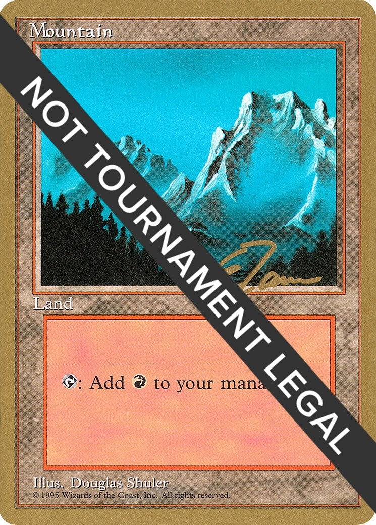 Mountain (B) - 1996 Eric Tam (4ED) [WCD] - MTG Single