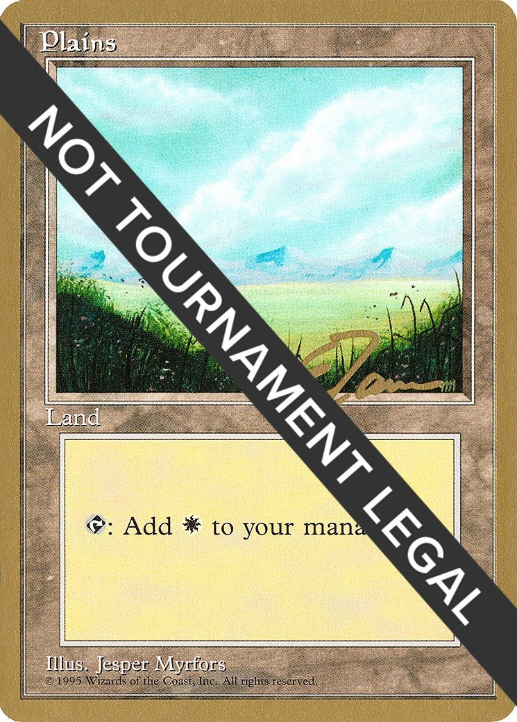 Plains (A) - 1996 Eric Tam (4ED) [WCD] - MTG Single