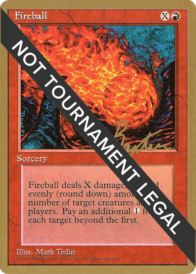 Fireball - 1996 George Baxter (4ED) [WCD] - MTG Single