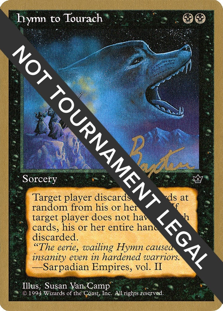 Hymn to Tourach (Wolf) - 1996 George Baxter (FEM) [WCD] - MTG Single