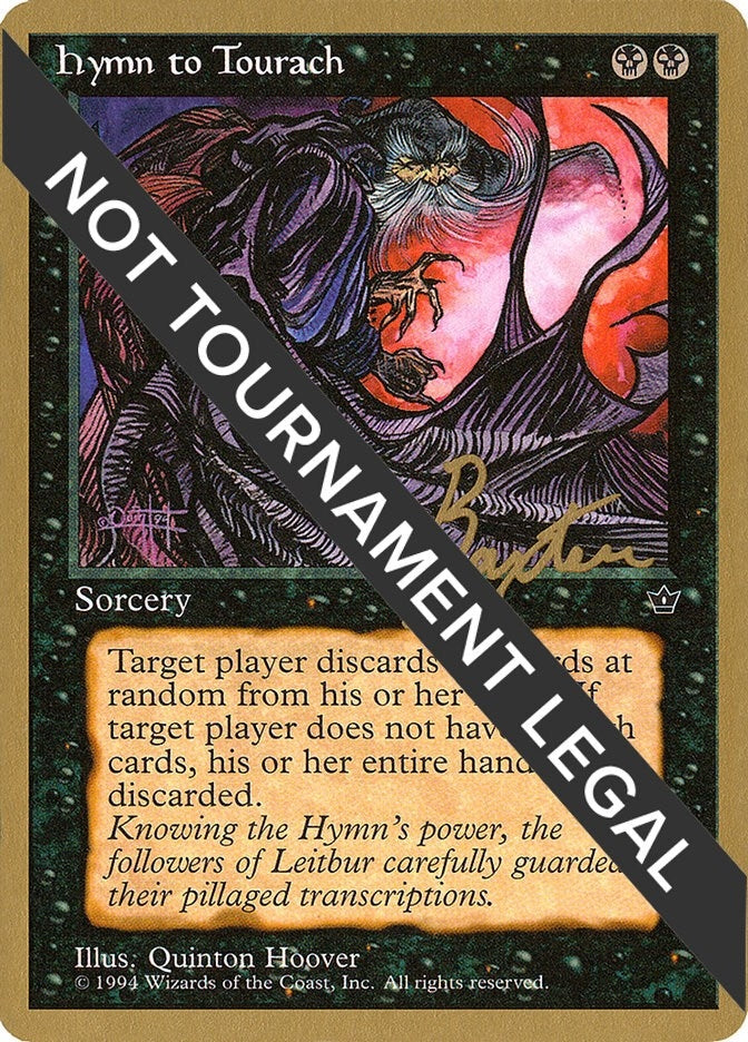 Hymn to Tourach (Cloak) - 1996 George Baxter (FEM) [WCD] - MTG Single