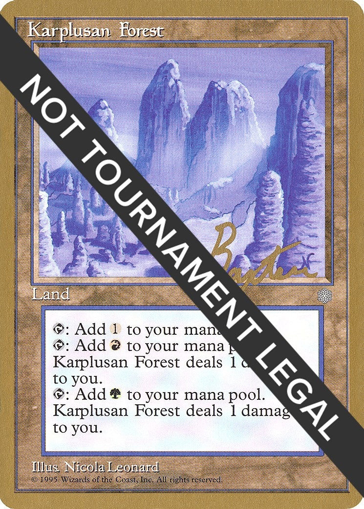 Karplusan Forest - 1996 George Baxter (ICE) [WCD] - MTG Single