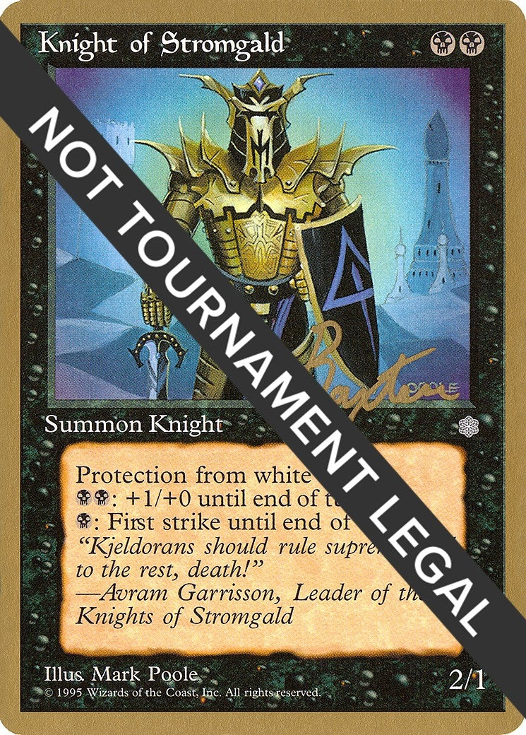 Knight of Stromgald - 1996 George Baxter (ICE) [WCD] - MTG Single