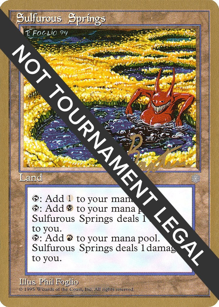 Sulfurous Springs - 1996 George Baxter (ICE) [WCD] - MTG Single