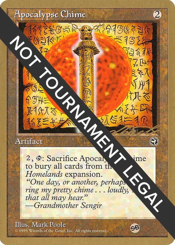Apocalypse Chime - 1996 Leon Lindback (HML) (SB) [WCD] - MTG Single