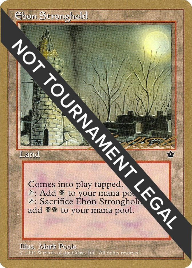 Ebon Stronghold - 1996 Leon Lindback (FEM) [WCD] - MTG Single