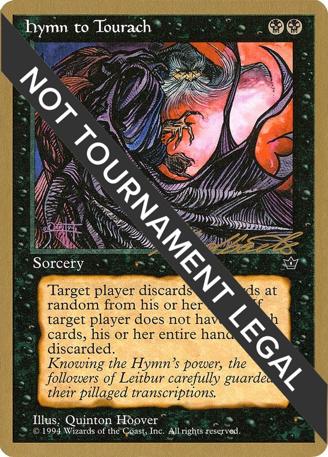 Hymn to Tourach (Cloak) - 1996 Leon Lindback (FEM) [WCD] - MTG Single