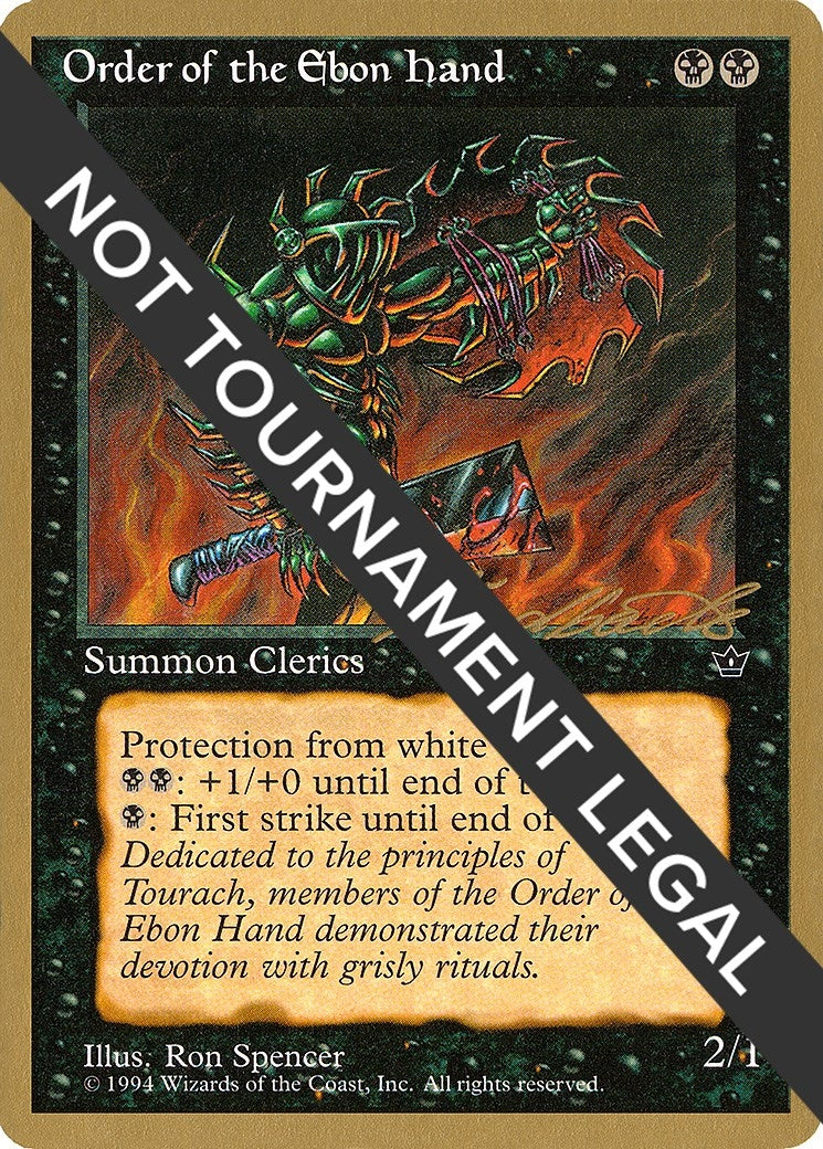 Order of the Ebon Hand (Spencer) - 1996 Leon Lindback (FEM) [WCD] - MTG Single