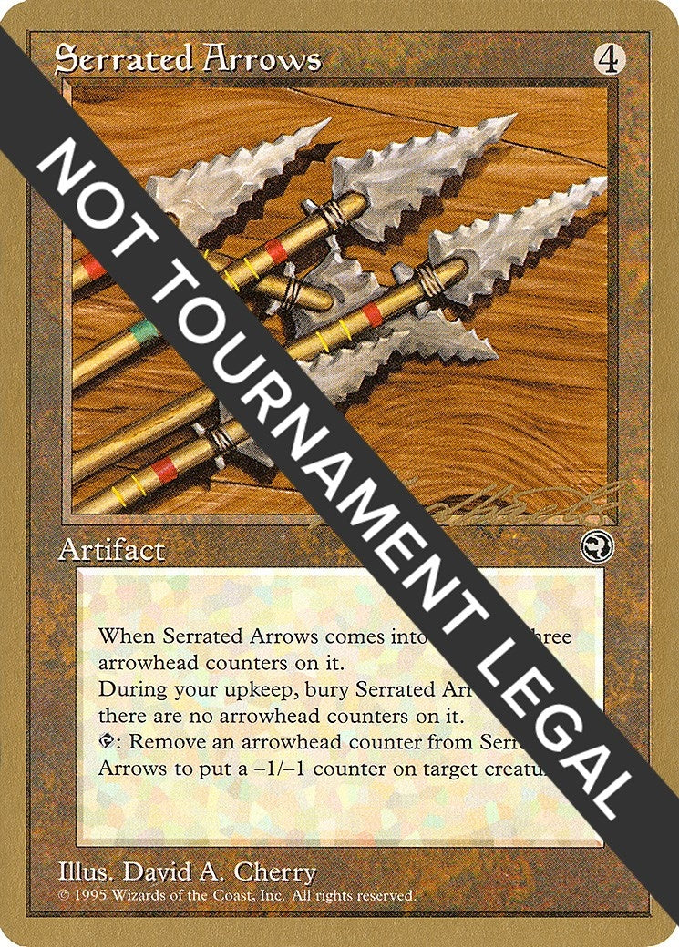 Serrated Arrows - 1996 Leon Lindback (HML) [WCD] - MTG Single