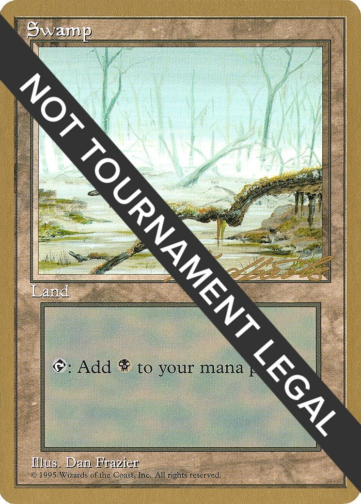 Swamp (A) - 1996 Leon Lindback (4ED) [WCD] - MTG Single