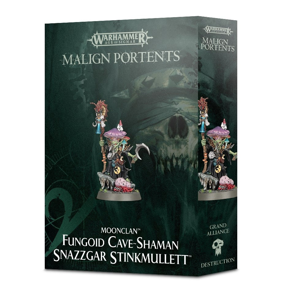 Warhammer: Age of Sigmar - Malign Portents - Fungoid Cave-Shaman Snazzgar Stinkmullett [PLAS] - Warhammer Box Sets