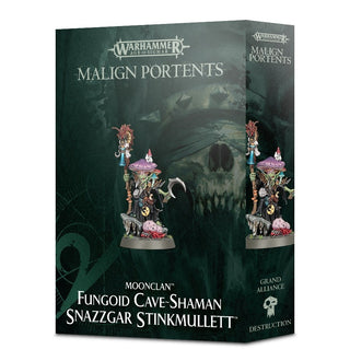 Warhammer: Age of Sigmar - Malign Portents - Fungoid Cave-Shaman Snazzgar Stinkmullett [PLAS] - Warhammer Box Sets