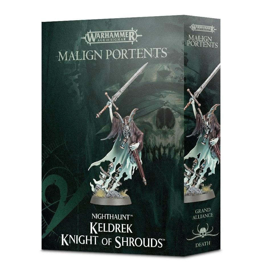 Warhammer: Age of Sigmar - Malign Portents - Keldrek: Knight of Shrouds [PLAS] - Warhammer Box Sets Sealed