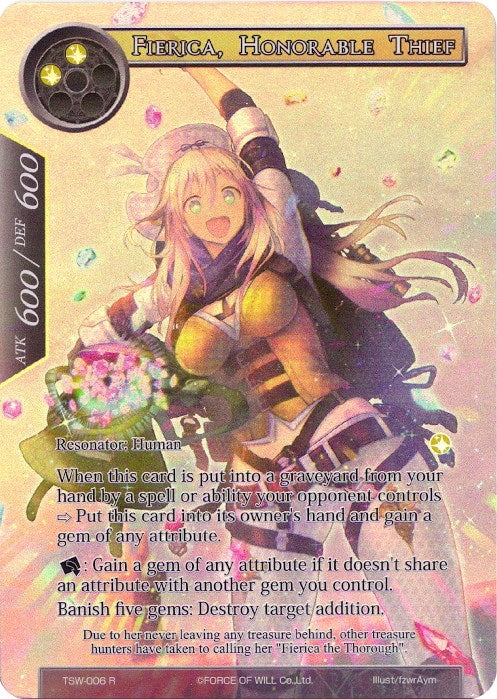 Fierica Honorable Thief (Full Art) (6) [TSW] - Force of Will Single