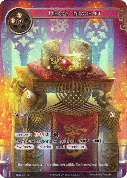 Hero’s Bracelet (Full Art) (41) [TSW] - Force of Will Single