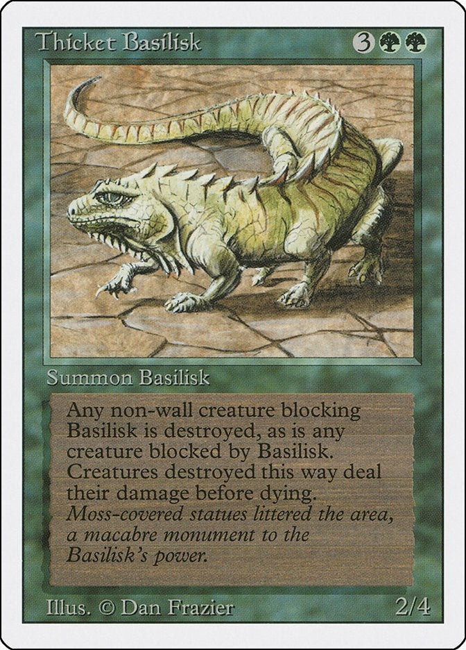 Thicket Basilisk [3ED] - MTG Single