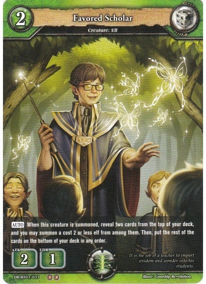 Favored Scholar (3033) [BP03] - Dragoborne Single