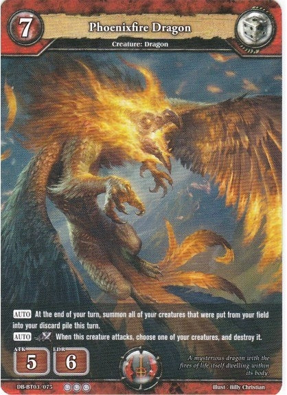 Phoenixfire Dragon (3075) [BP03] - Dragoborne Single