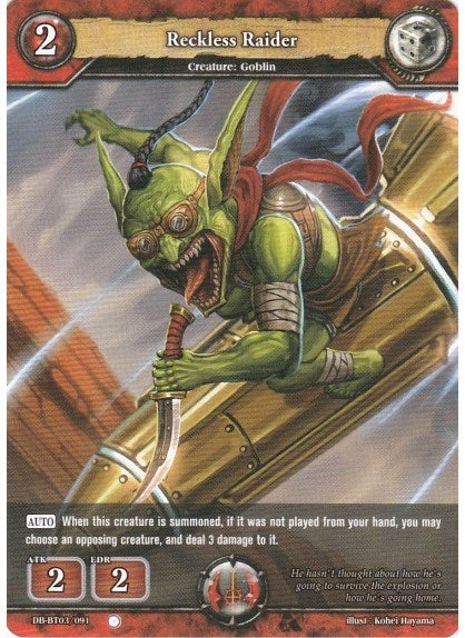 Reckless Raider (3091) [BP03] - Dragoborne Single