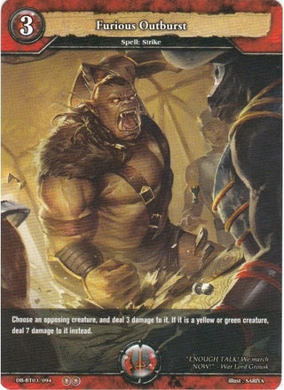Furious Outburst (3094) [BP03] - Dragoborne Single